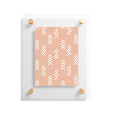 Little Arrow Design Co arcadia arrows peach Floating Acrylic Print