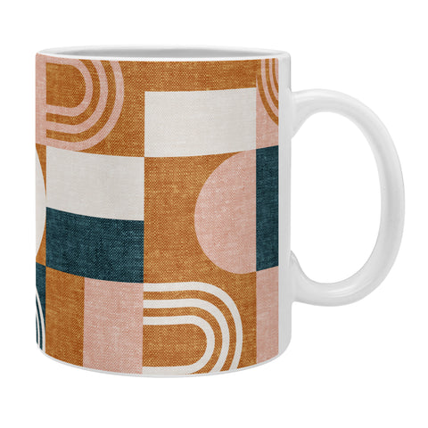 Little Arrow Design Co aria geometric patchwork Coffee Mug