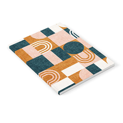 Little Arrow Design Co aria geometric patchwork Notebook