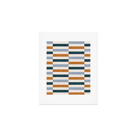 Little Arrow Design Co aria multi rectangle tiles Art Print