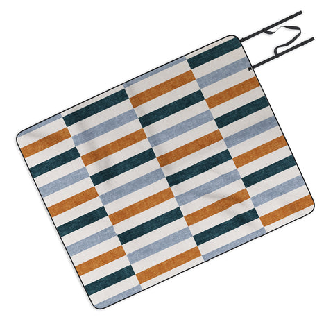 Little Arrow Design Co aria multi rectangle tiles Picnic Blanket