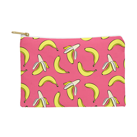 Little Arrow Design Co Bananas on Pink Pouch