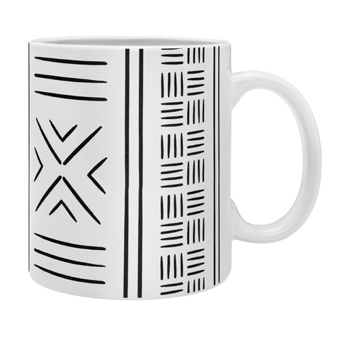 Little Arrow Design Co black mudcloth tribal Coffee Mug