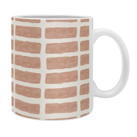 Little Arrow Design Co block print tile terracotta Coffee Mug