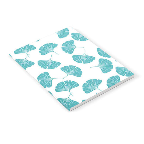 Little Arrow Design Co blue ginkgo leaves Notebook