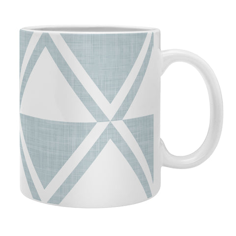 Little Arrow Design Co bodhi geo diamonds blue Coffee Mug