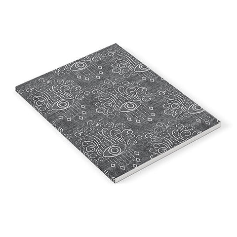 Little Arrow Design Co bohemian eyes on gray Notebook