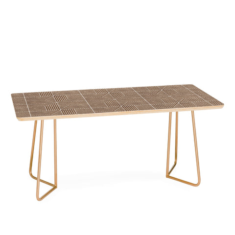 Little Arrow Design Co bohemian geometric tiles brow Coffee Table