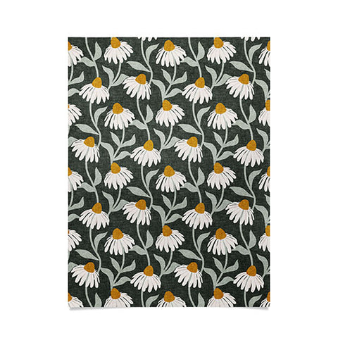 Little Arrow Design Co coneflowers olive Poster