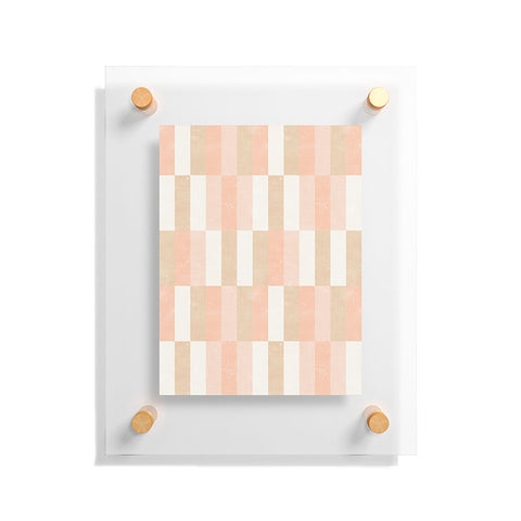 Little Arrow Design Co cosmo tile multi pink Floating Acrylic Print