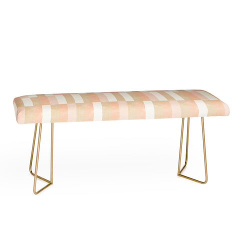 Little Arrow Design Co cosmo tile multi pink Bench