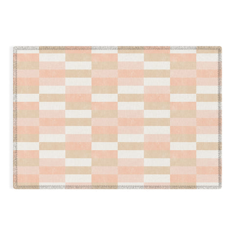 Little Arrow Design Co cosmo tile multi pink Outdoor Rug