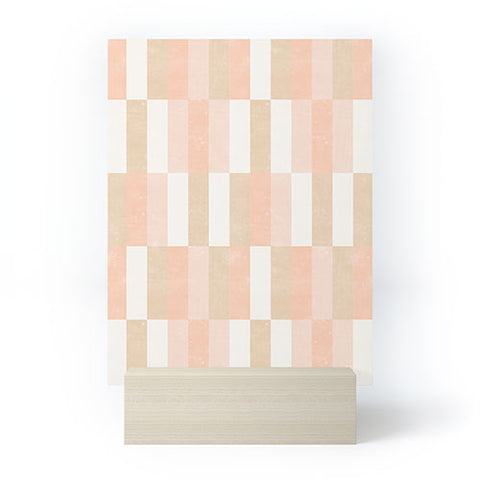 Little Arrow Design Co cosmo tile multi pink Mini Art Print