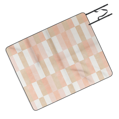 Little Arrow Design Co cosmo tile multi pink Picnic Blanket