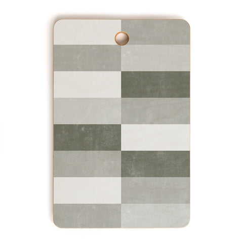 Little Arrow Design Co cosmo tile olive Cutting Board Rectangle