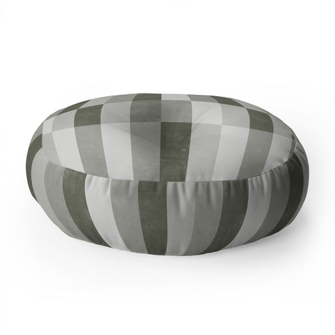 Little Arrow Design Co cosmo tile olive Floor Pillow Round