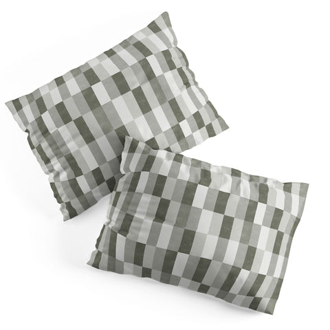 Little Arrow Design Co cosmo tile olive Pillow Shams