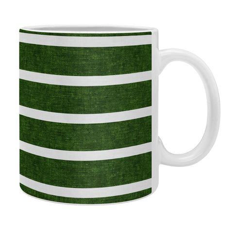 Little Arrow Design Co Crocodile Green Stripe Coffee Mug