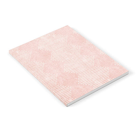 Little Arrow Design Co diamond mud cloth pink Notebook