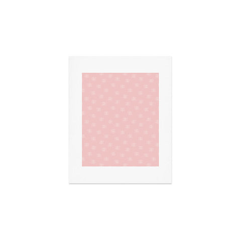 Little Arrow Design Co eyes on pink Art Print
