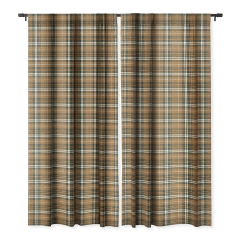 Little Arrow Design Co fall plaid brown olive Blackout Non Repeat
