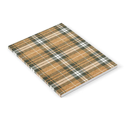 Little Arrow Design Co fall plaid brown olive Notebook