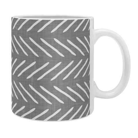 Little Arrow Design Co Farmhouse Stitch On Grey Coffee Mug