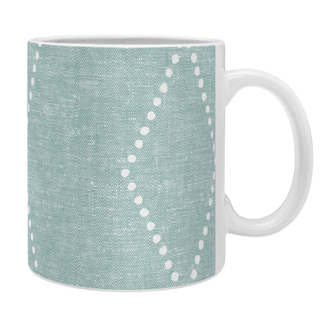 Little Arrow Design Co geo boho diamonds mint Coffee Mug