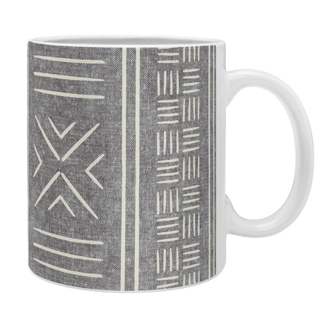 Little Arrow Design Co gray mudcloth tribal Coffee Mug