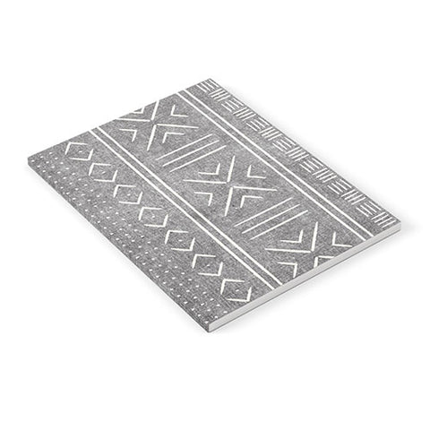 Little Arrow Design Co gray mudcloth tribal Notebook