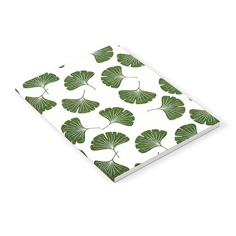 Little Arrow Design Co green ginkgo leaves Notebook