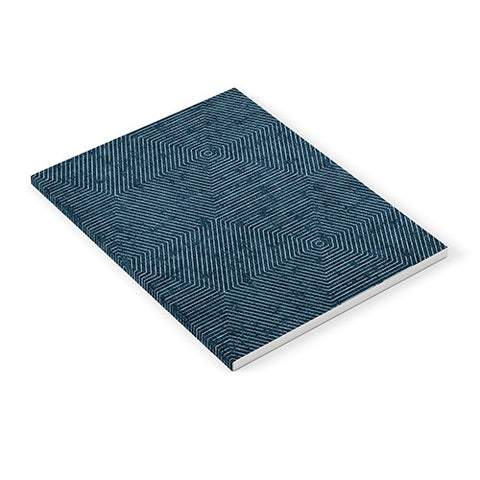 Little Arrow Design Co hexagon stripes navy Notebook