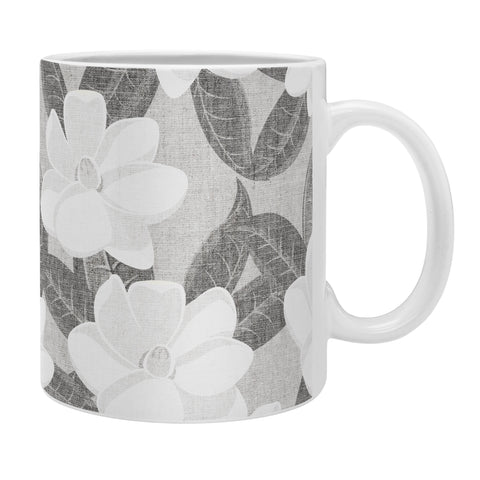 Little Arrow Design Co magnolia flower gray Coffee Mug