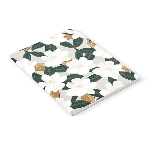 Little Arrow Design Co magnolia flower greige Notebook