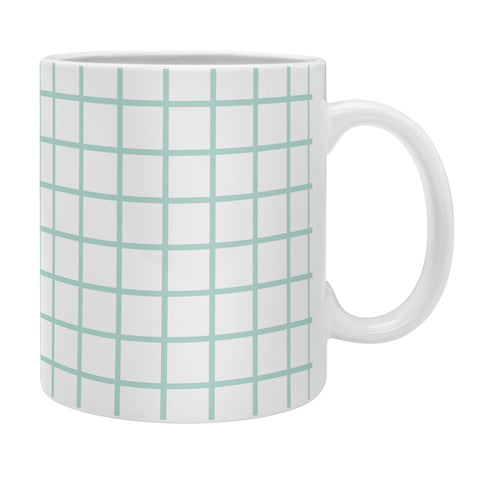 Little Arrow Design Co mint grid Coffee Mug