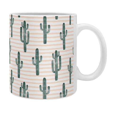 Little Arrow Design Co Modern Jungle Cactus Coffee Mug