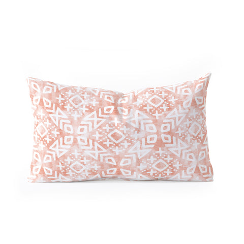 Little Arrow Design Co modern moroccan in odessa Oblong Throw Pillow