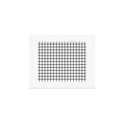 Little Arrow Design Co monochrome grid Art Print