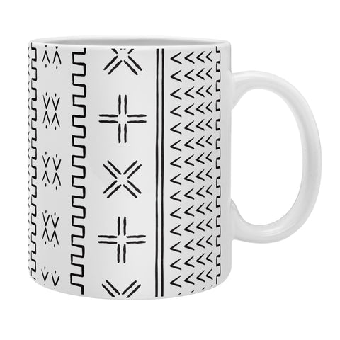 Little Arrow Design Co mud cloth arrow cross black Coffee Mug