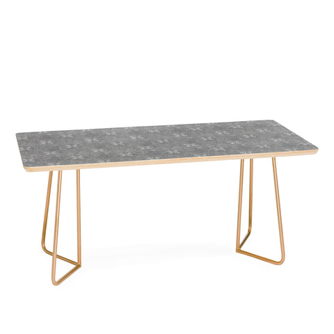 Little Arrow Design Co mud cloth cross gray Coffee Table