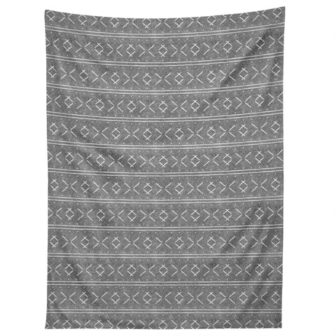 Little Arrow Design Co mud cloth stitch gray Tapestry