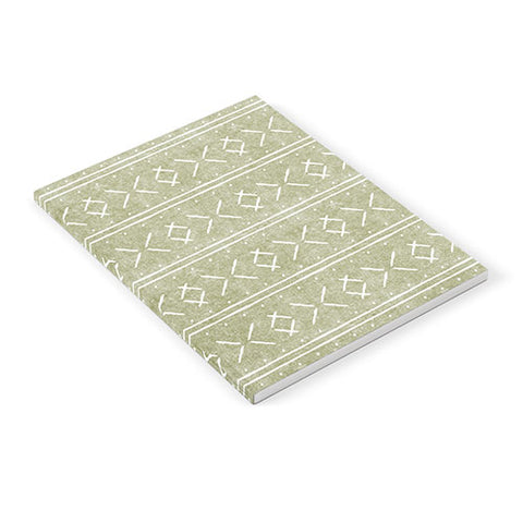 Little Arrow Design Co mud cloth stitch olive Notebook