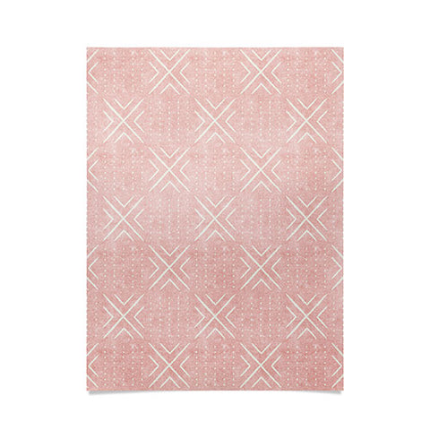 Little Arrow Design Co mud cloth tile pink Poster