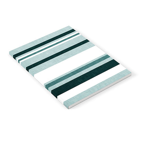 Little Arrow Design Co multi stripe dark teal Notebook