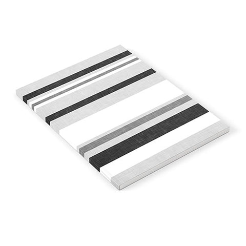 Little Arrow Design Co multi stripes gray Notebook