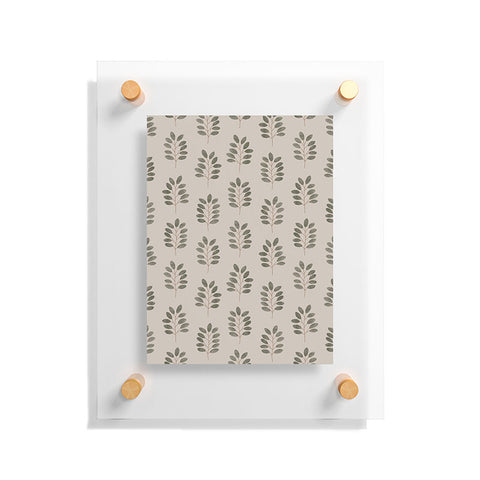 Little Arrow Design Co noble branches pewter and olive Floating Acrylic Print