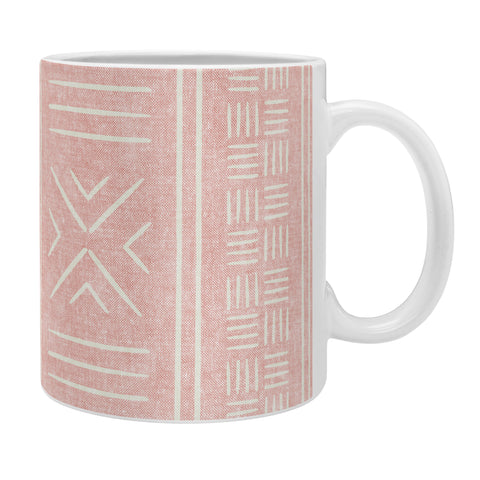 Little Arrow Design Co pink mudcloth tribal Coffee Mug