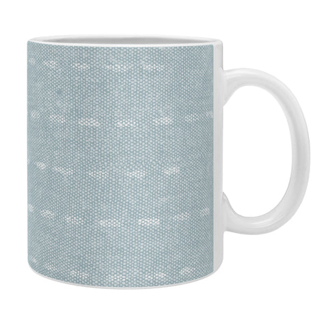 Little Arrow Design Co running stitch coastal blue Coffee Mug