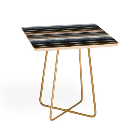 Little Arrow Design Co serape southwest stripe cool Side Table