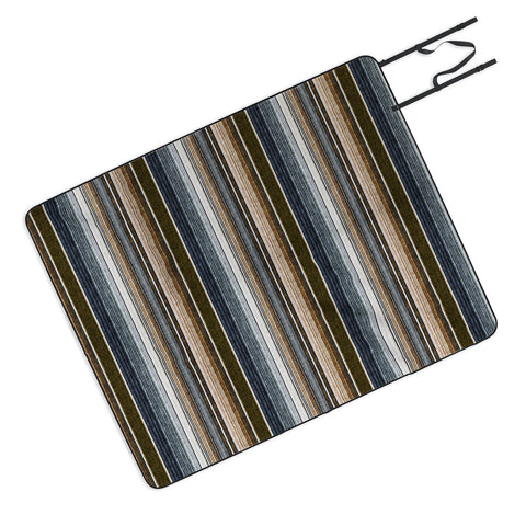 Little Arrow Design Co serape southwest stripe cool Picnic Blanket